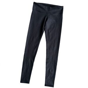 ALO Yoga black metallic sheen leggings, size S Small, NWOT